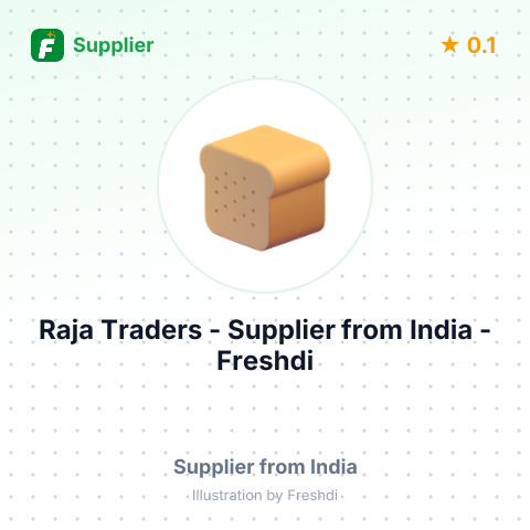 Raja Traders  – summary card, no photo uploaded yet