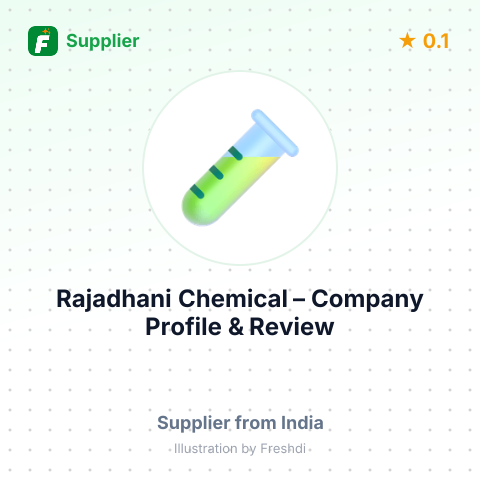 Rajadhani Chemical – summary card, no photo uploaded yet