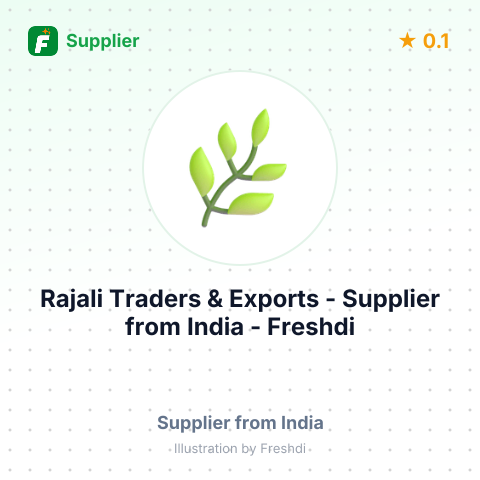 Rajali Traders & Exports  – summary card, no photo uploaded yet