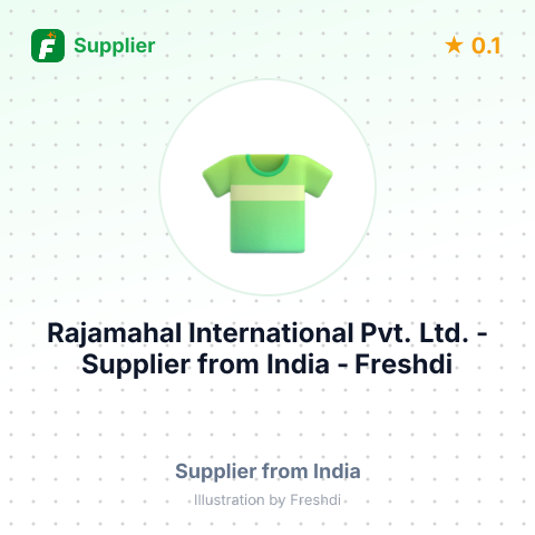 Rajamahal International Pvt. Ltd.  – summary card, no photo uploaded yet