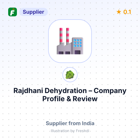 Rajdhani Dehydration – summary card, no photo uploaded yet