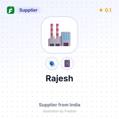 Rajesh  – summary card, no photo uploaded yet