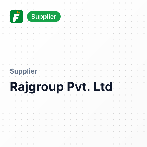 Rajgroup Pvt. Ltd – summary card, no photo uploaded yet