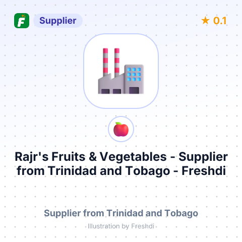 Rajr's Fruits & Vegetables  – summary card, no photo uploaded yet
