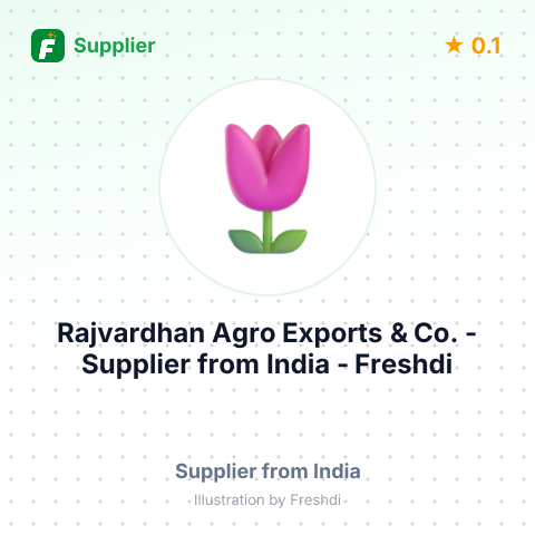 Rajvardhan Agro Exports & Co.  – summary card, no photo uploaded yet