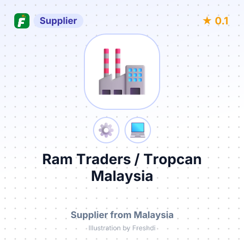 Ram Traders / Tropcan Malaysia – summary card, no photo uploaded yet