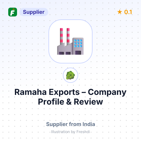 Ramaha Exports – summary card, no photo uploaded yet