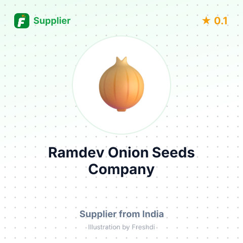 Ramdev Onion Seeds Company  – summary card, no photo uploaded yet