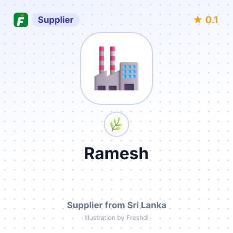 Ramesh  – summary card, no photo uploaded yet