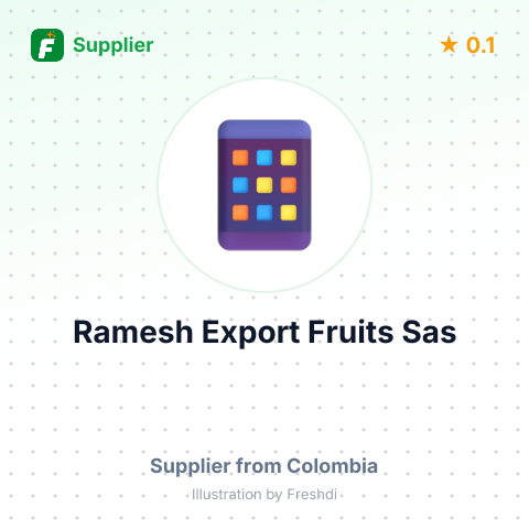 Ramesh Export Fruits Sas  – summary card, no photo uploaded yet