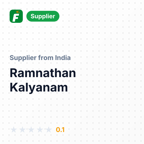 Ramnathan Kalyanam  – summary card, no photo uploaded yet