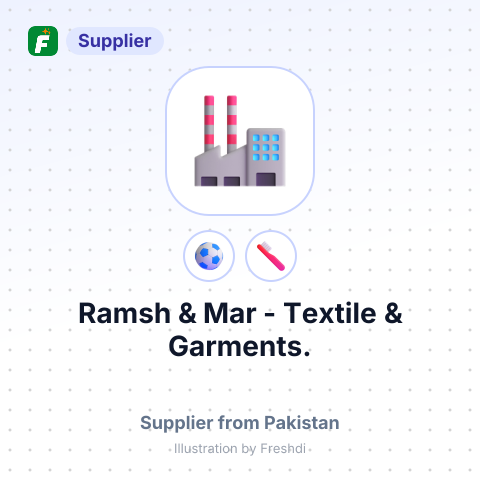 Ramsh & Mar - Textile & Garments. – summary card, no photo uploaded yet