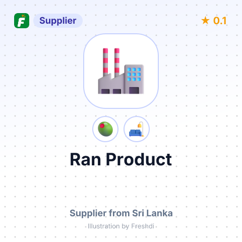 Ran Product – summary card, no photo uploaded yet