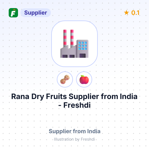 Rana Dry Fruits Supplier  – summary card, no photo uploaded yet