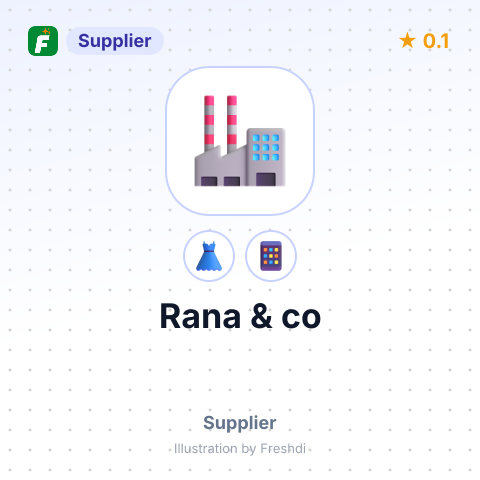 Rana & co – summary card, no photo uploaded yet