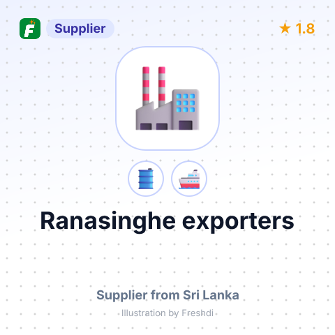 Ranasinghe exporters – summary card, no photo uploaded yet