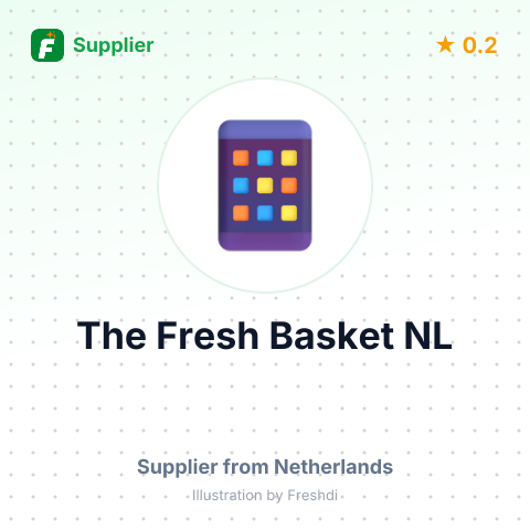 The Fresh Basket NL – summary card, no photo uploaded yet