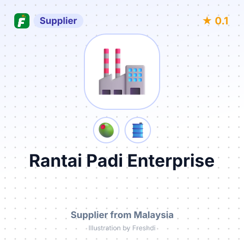 Rantai Padi Enterprise – summary card, no photo uploaded yet