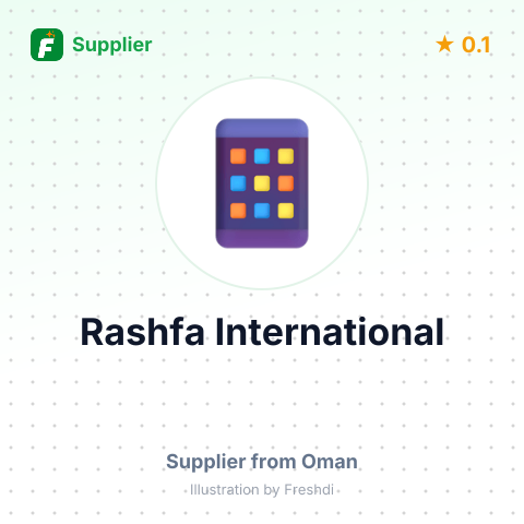 Rashfa International  – summary card, no photo uploaded yet