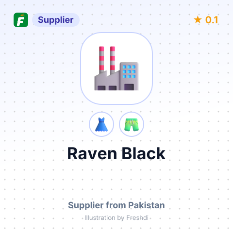 Raven Black – summary card, no photo uploaded yet