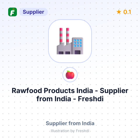 Rawfood Products India  – summary card, no photo uploaded yet