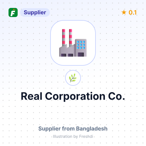 Real Corporation Co.  – summary card, no photo uploaded yet