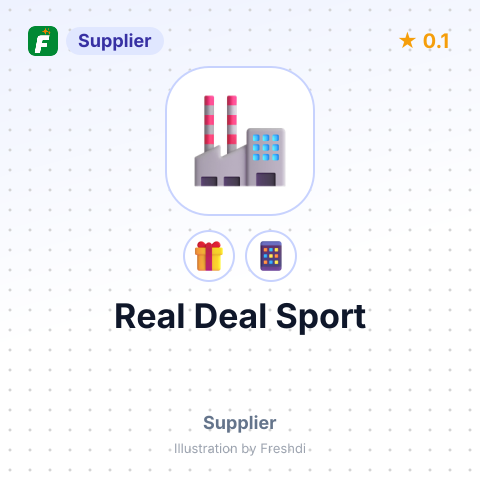 Real Deal Sport – summary card, no photo uploaded yet