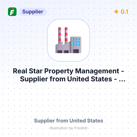 Real Star Property Management  – summary card, no photo uploaded yet