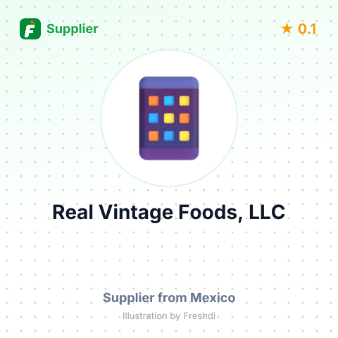 Real Vintage Foods, LLC  – summary card, no photo uploaded yet