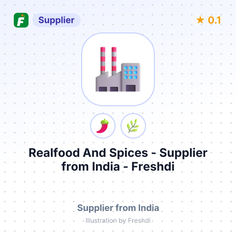 Realfood And Spices  – summary card, no photo uploaded yet