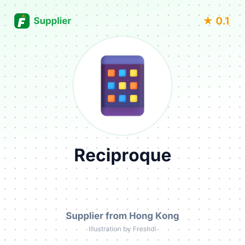 Reciproque  – summary card, no photo uploaded yet