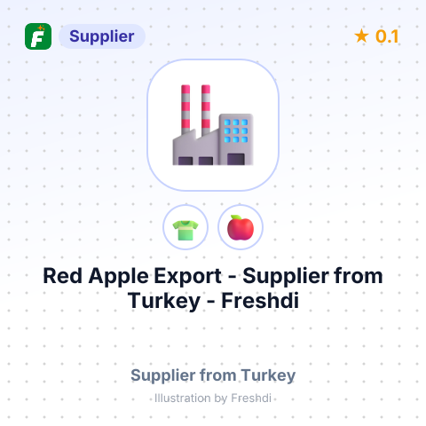 Red Apple Export  – summary card, no photo uploaded yet