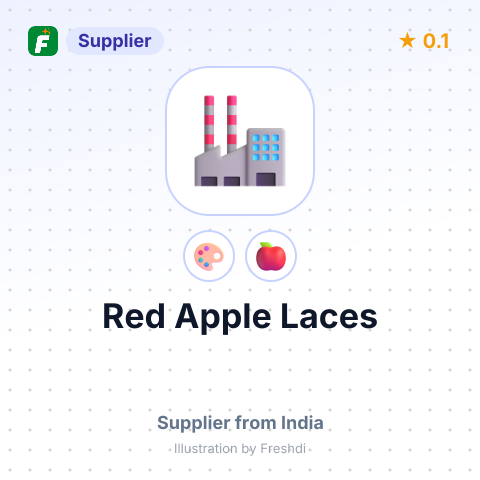 Red Apple Laces  – summary card, no photo uploaded yet