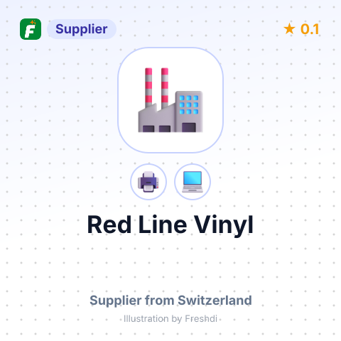 Red Line Vinyl – summary card, no photo uploaded yet