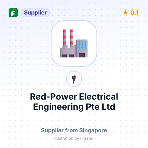 Red-Power Electrical Engineering Pte Ltd – summary card, no photo uploaded yet