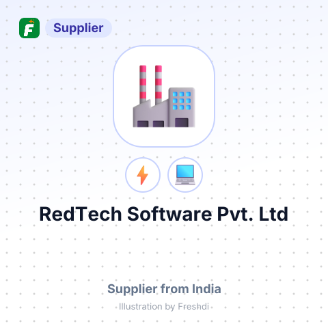 RedTech Software Pvt. Ltd – summary card, no photo uploaded yet