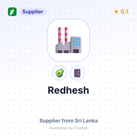 Redhesh  – summary card, no photo uploaded yet