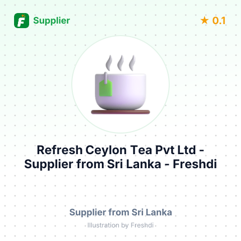Refresh Ceylon Tea Pvt Ltd  – summary card, no photo uploaded yet