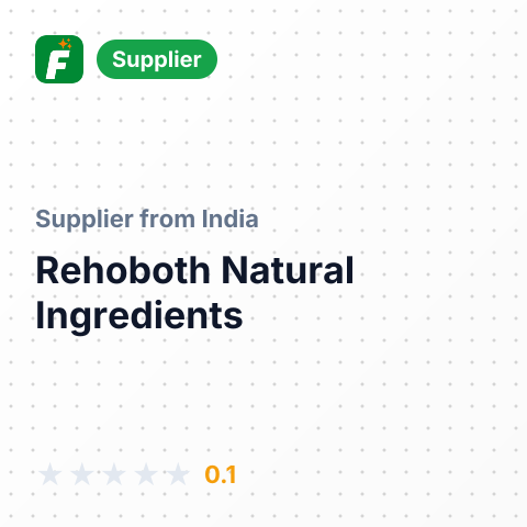 Rehoboth Natural Ingredients  – summary card, no photo uploaded yet