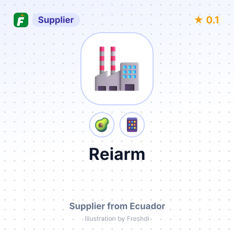 Reiarm  – summary card, no photo uploaded yet