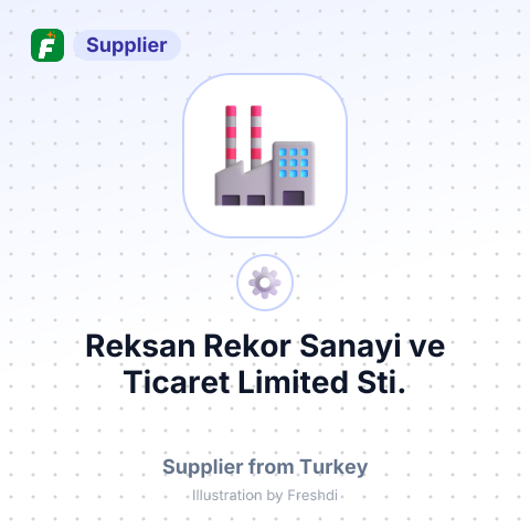 Reksan Rekor Sanayi ve Ticaret Limited Sti. – summary card, no photo uploaded yet