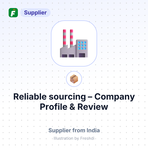 Reliable sourcing – summary card, no photo uploaded yet