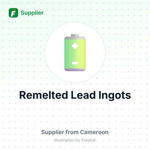 Remelted Lead Ingots – summary card, no photo uploaded yet