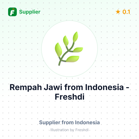 Rempah Jawi  – summary card, no photo uploaded yet