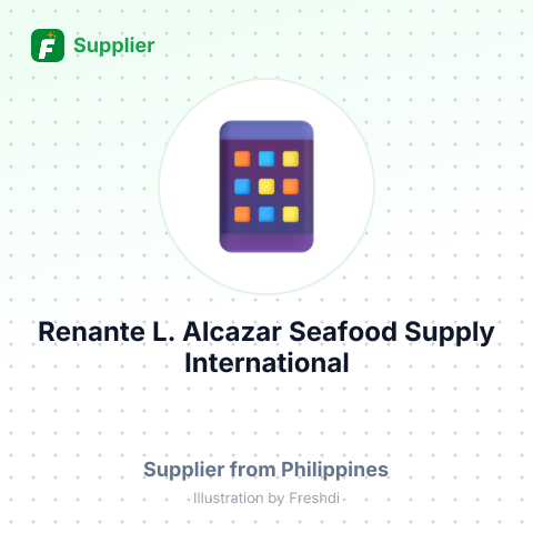 Renante L. Alcazar Seafood Supply International – summary card, no photo uploaded yet