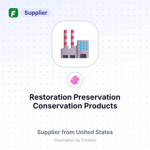 Restoration Preservation Conservation Products – summary card, no photo uploaded yet