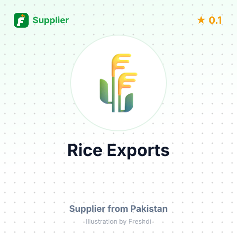 Rice Exports  – summary card, no photo uploaded yet