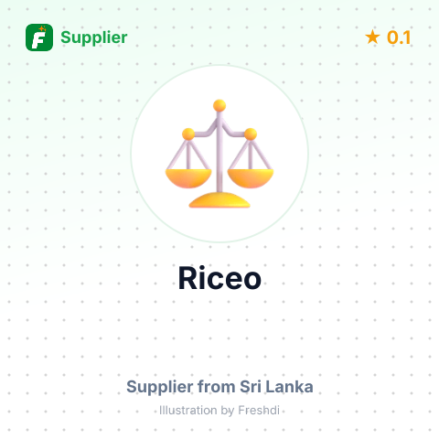 Riceo  – summary card, no photo uploaded yet
