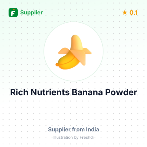 Rich Nutrients Banana Powder  – summary card, no photo uploaded yet