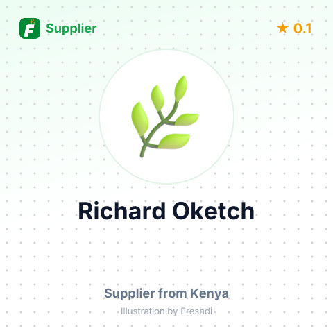 Richard Oketch  – summary card, no photo uploaded yet